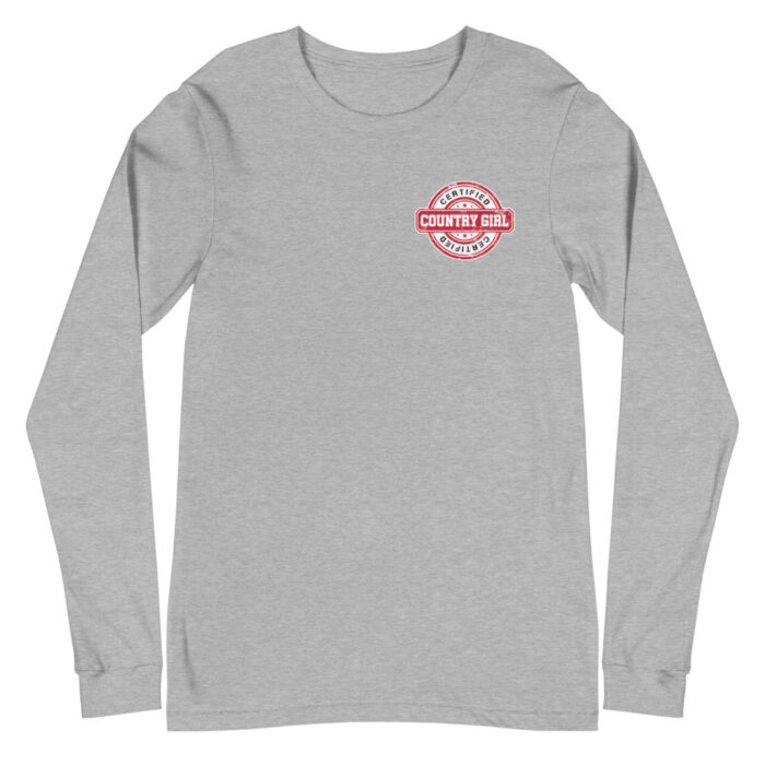 Certified Country Girl - Long Sleeve Tee - Image 8