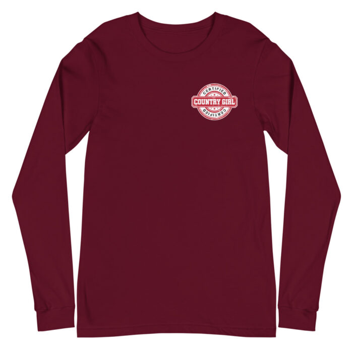 Certified Country Girl - Long Sleeve Tee - Image 4