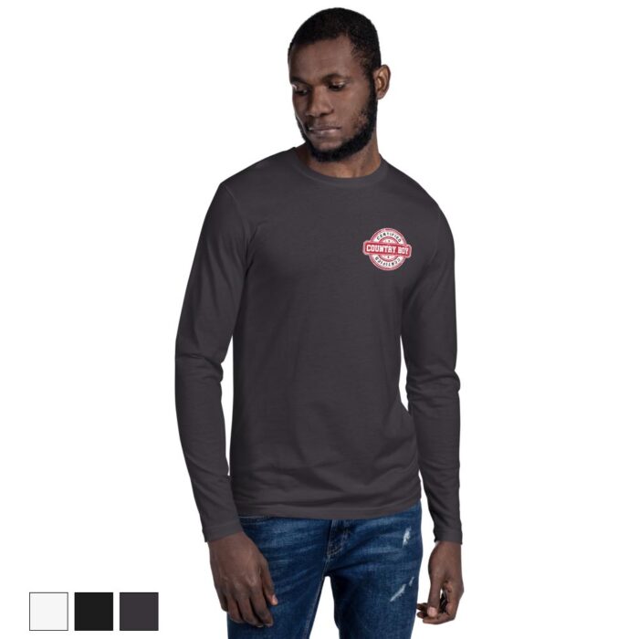 Certified Country Boy - Long Sleeve Fitted Crew