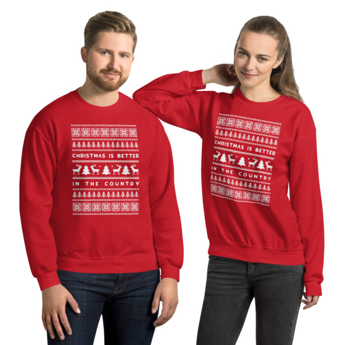 Ugly Country Christmas Sweater – Unisex Fit - Image 2