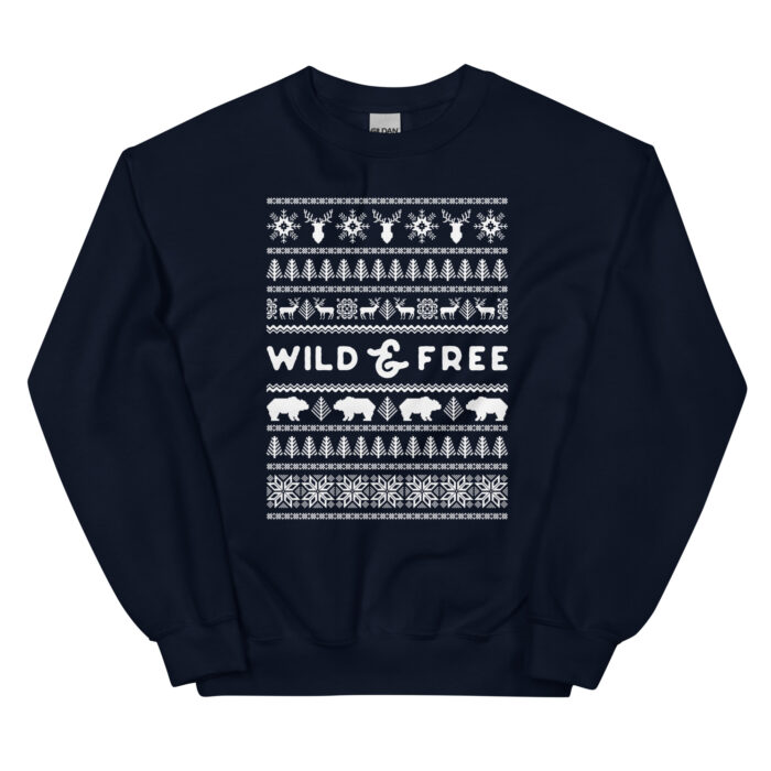 Ugly Wild & Free Sweater – Unisex Fit - Image 3