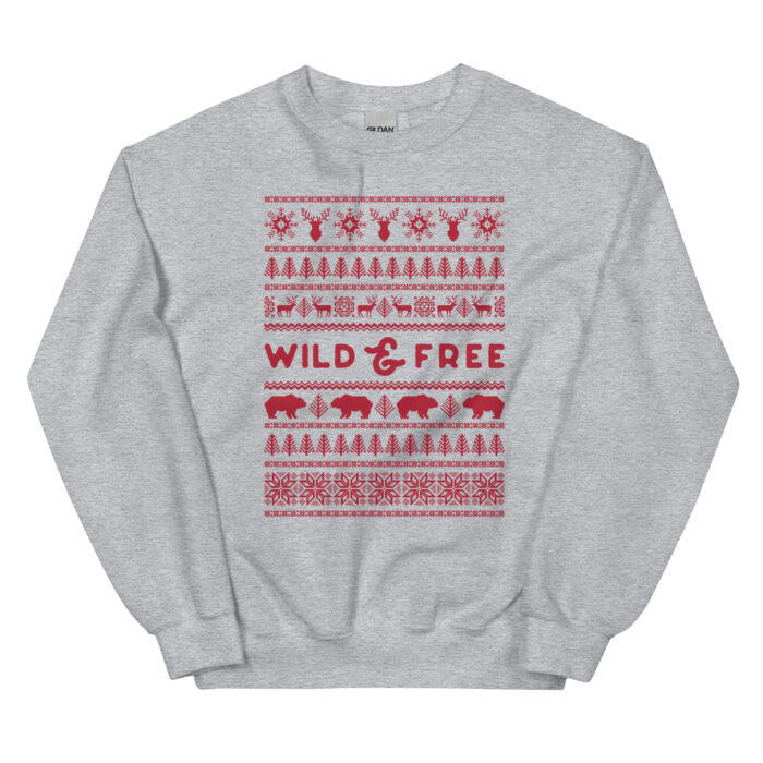 Ugly Wild & Free Sweater – Unisex Fit - Image 5