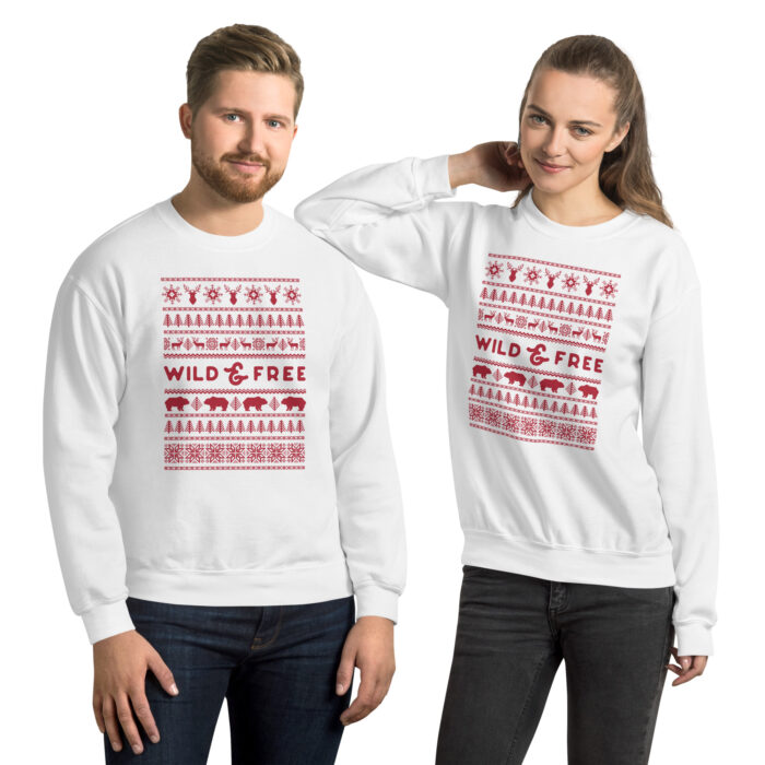 Ugly Wild & Free Sweater – Unisex Fit - Image 2