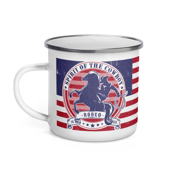 Spirit of the Cowboy – Enamel Mug