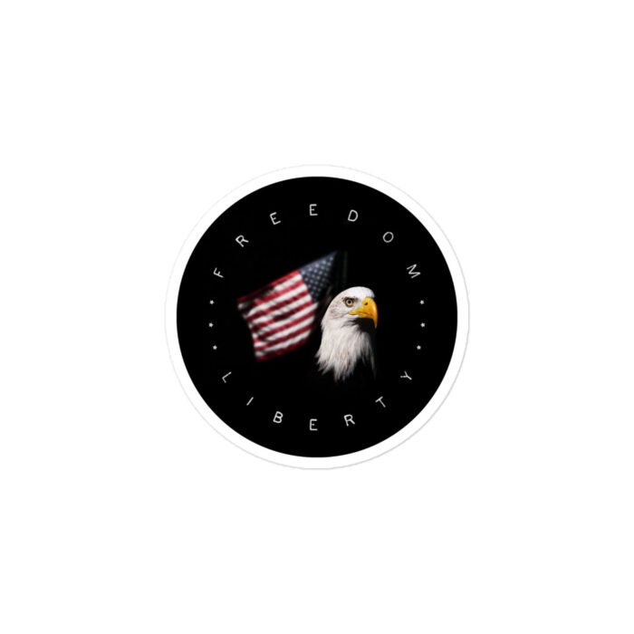 Freedom and Liberty Eagle - Bubble-free stickers