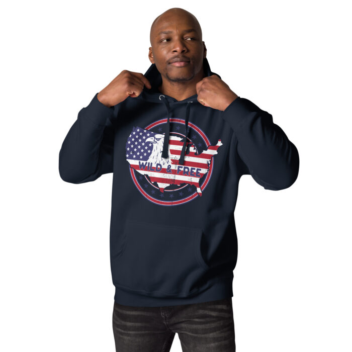 Land of the Free - Unisex Hoodie - Image 2