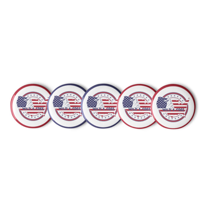 Land of the Free – Pin Button Set of 5