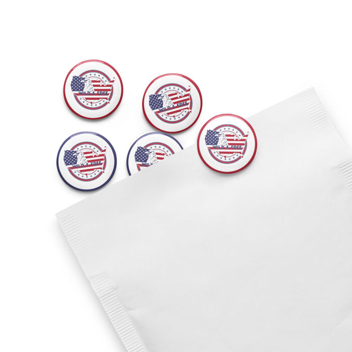 Land of the Free – Pin Button Set of 5 - Image 2