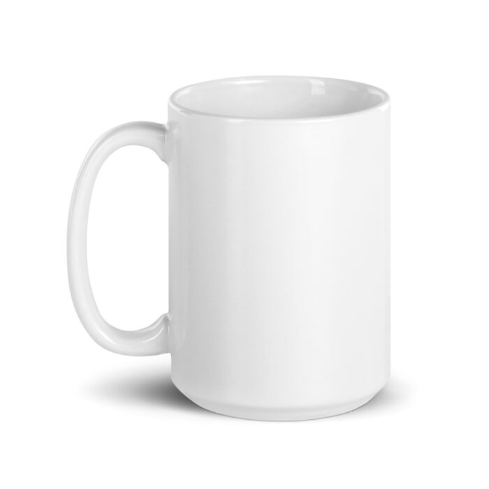 white glossy mug white 15oz handle on left 649fe38144c20