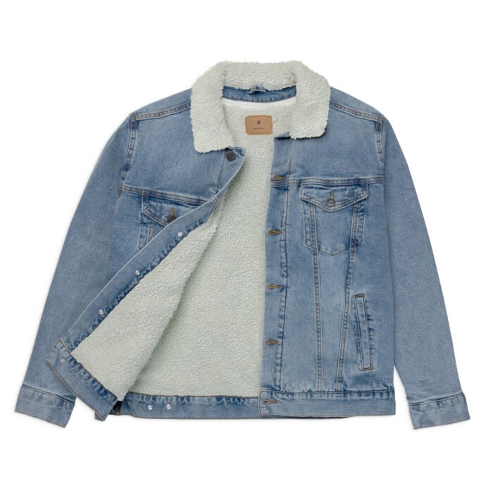 Life's a Grand Adventure - Denim Sherpa Jacket - Image 5