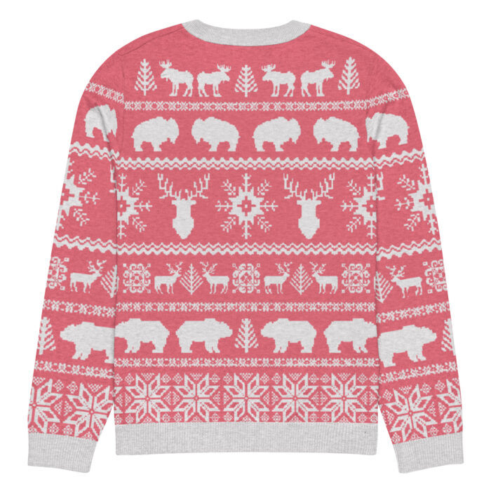 Knitted Ugly Christmas Sweater - Pink for the Gals - Image 2