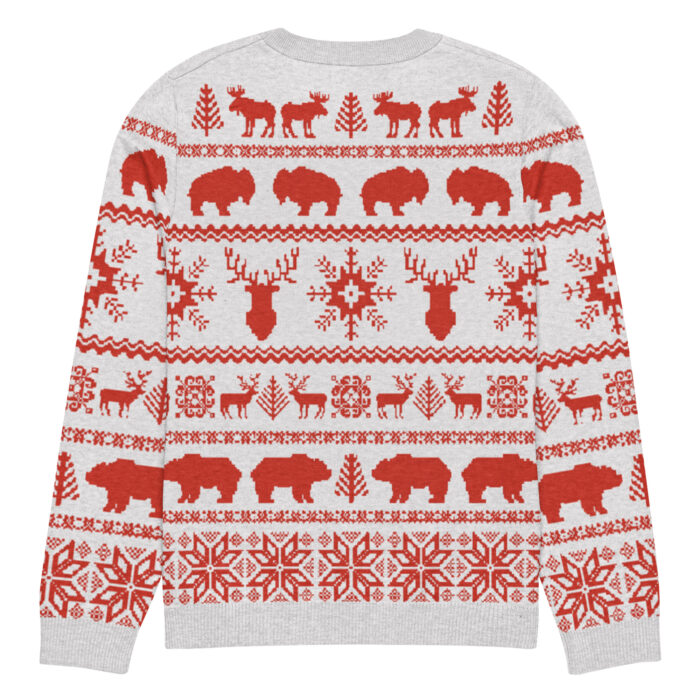 Knitted Ugly Christmas Sweater - Reverse Classic - Image 2